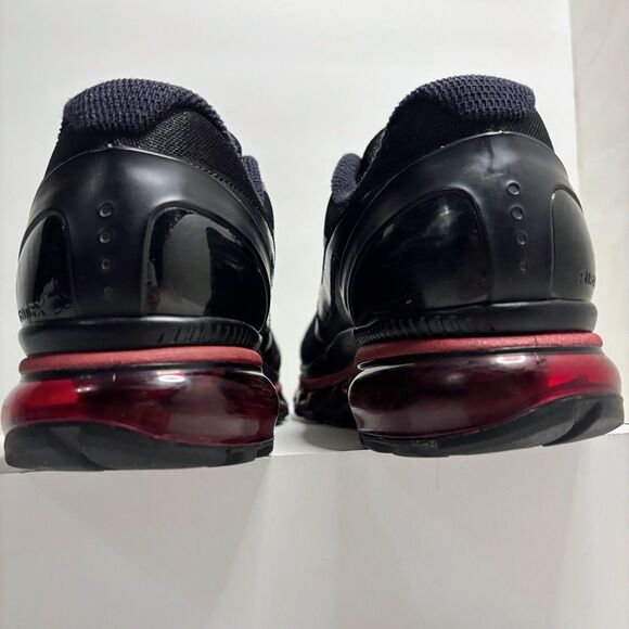 Nike Air Max+ 2010 Leather Black/True Red Running Shoes Size 9.5 Unisex Wmns-11 main image 5